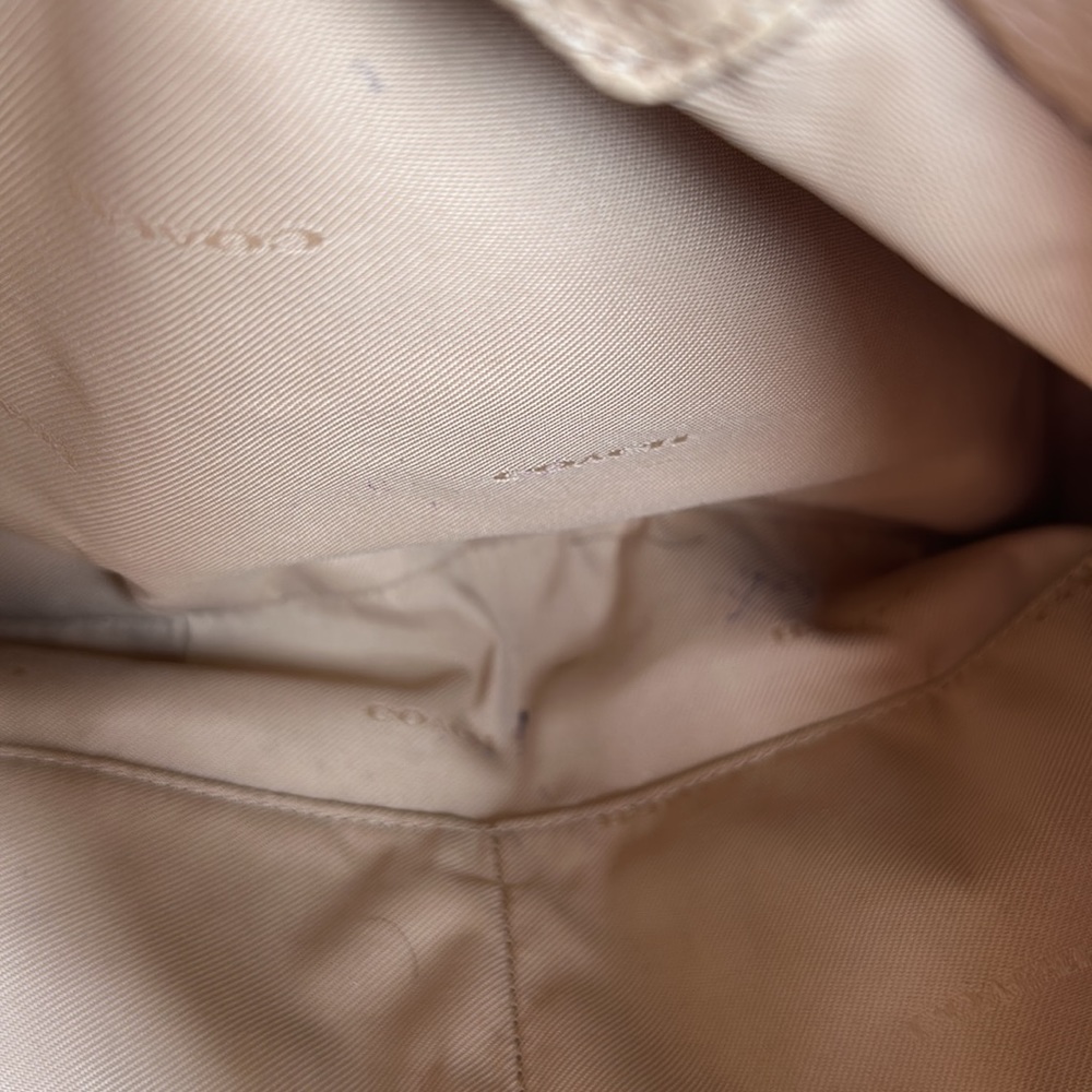 COACH Tan Edie Medium Shoulder Bag - Picture 9 of 16